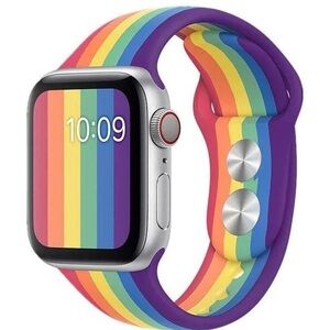 Apple Rainbow Stripe Watch Band